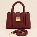 City Bag Coconuda Borgogna con tracolla removibile, vista frontale