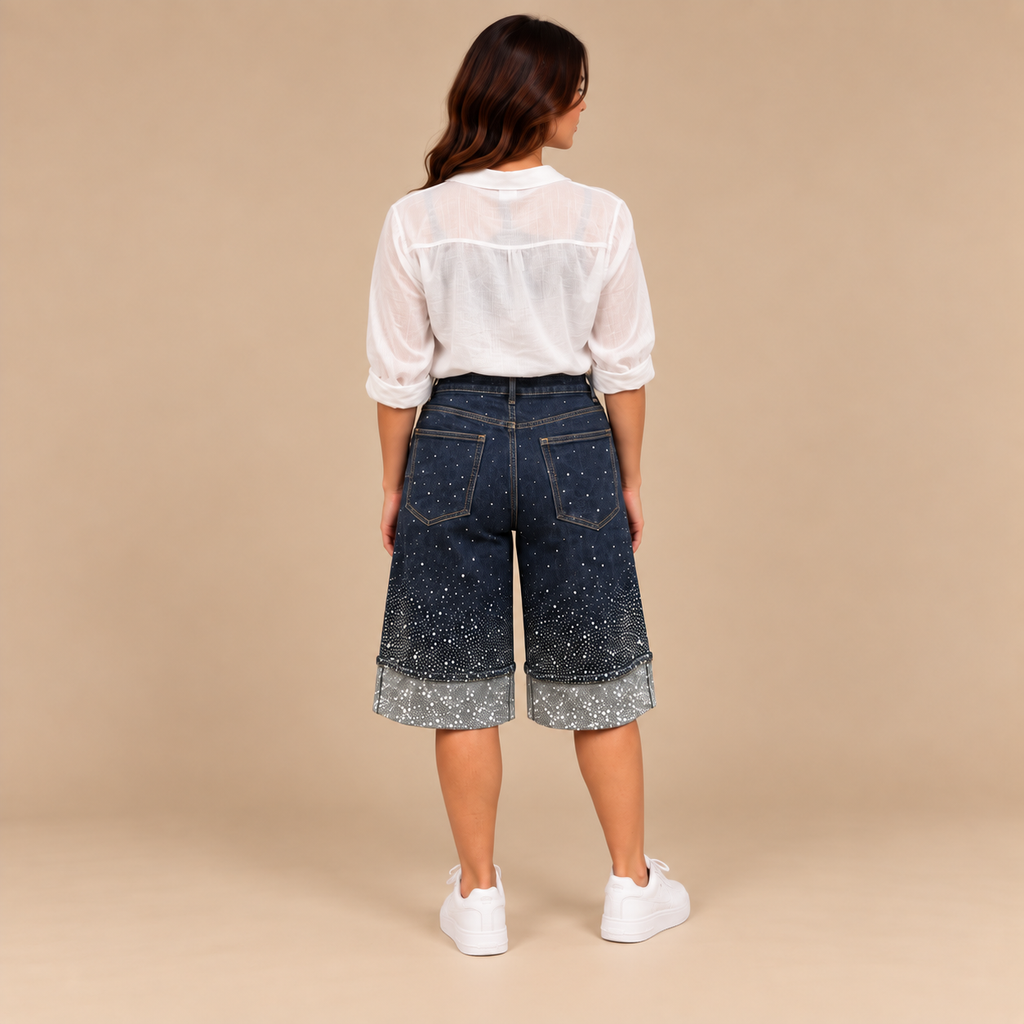 Jorts Dark Palazzo - vista posteriore
