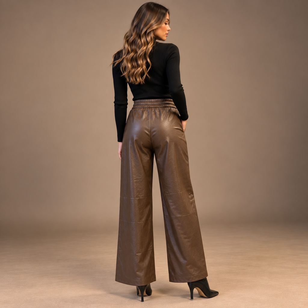Pantaloni Crow Marrone - vista posteriore