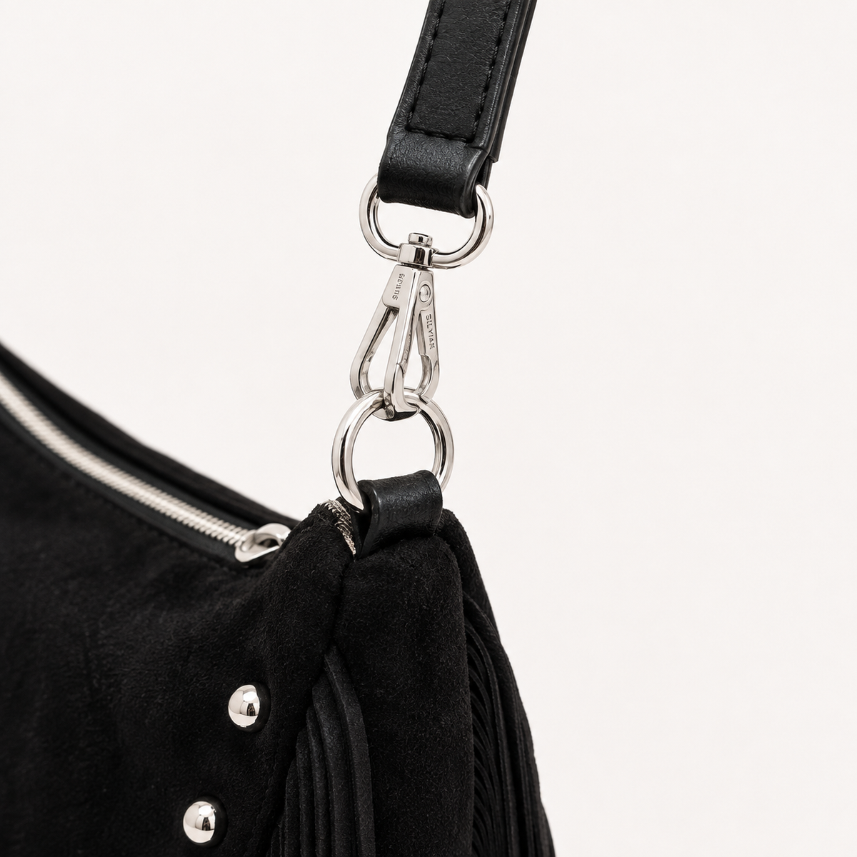 Borsa Cowgirl - dettaglio moschettone e tracolla