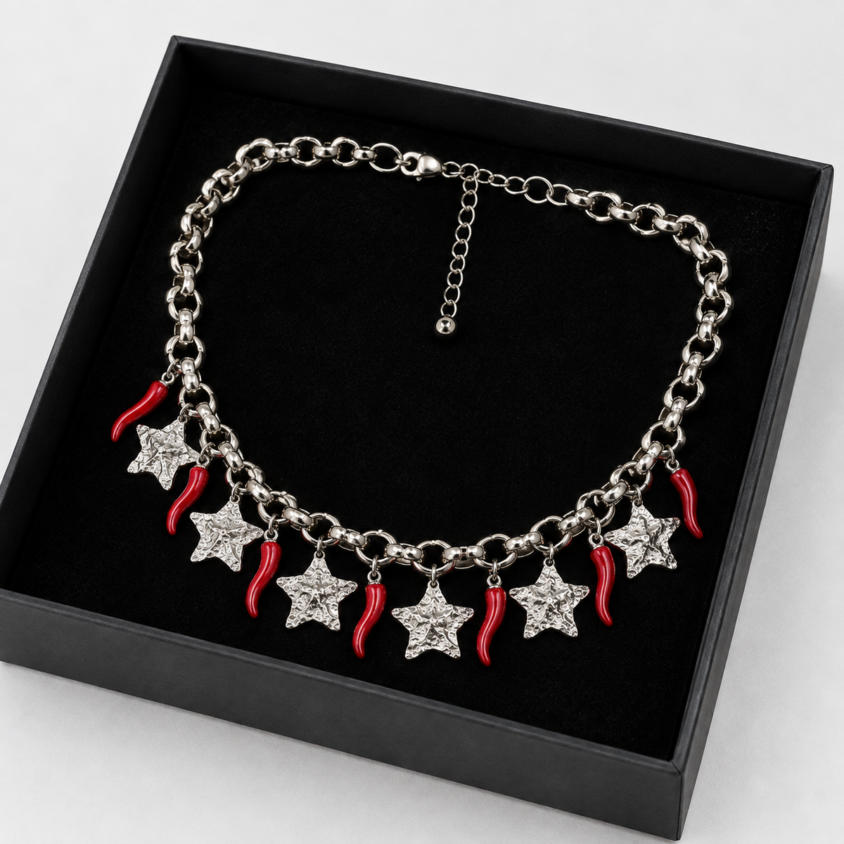Collana Mupaji Peperoncino in scatola