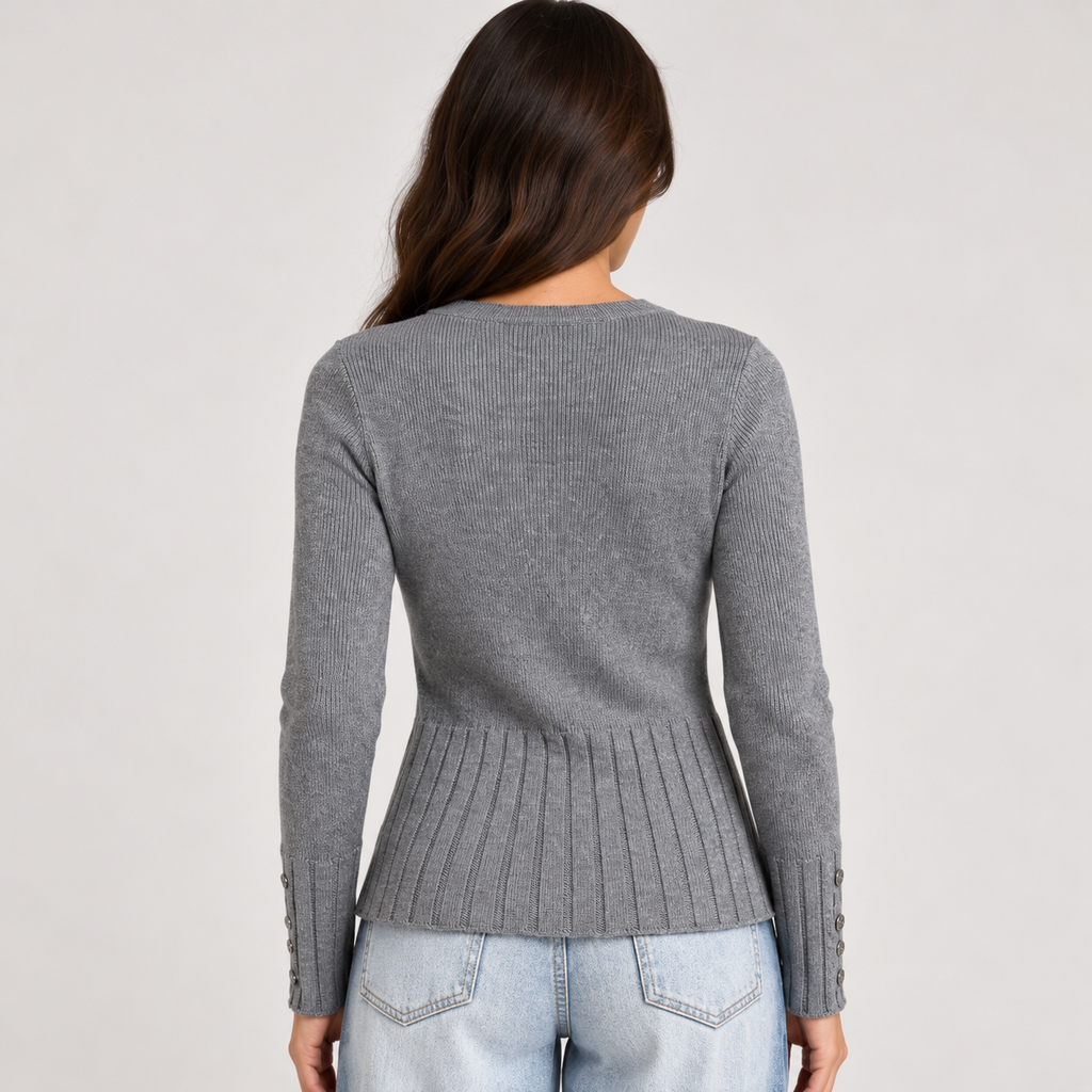 Maglia Bottom Grigio - vista posteriore