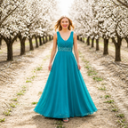 Kleid Aquamarin