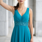 Kleid Aquamarin
