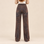 Jeans Alaska gamba larga, dettaglio posteriore della linea