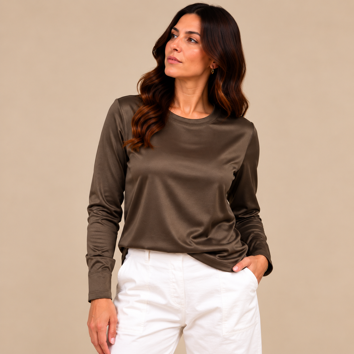 Maglia Luxor Moro - effetto satinato, vista frontale
