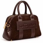Bauletto Coconuda Cioccolato, vista di tre quarti