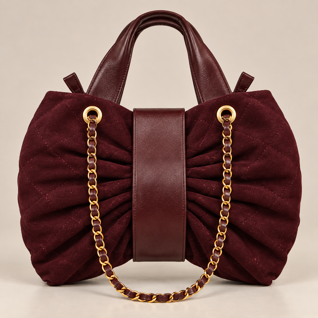 Flake Bag Borgogna - vista posteriore