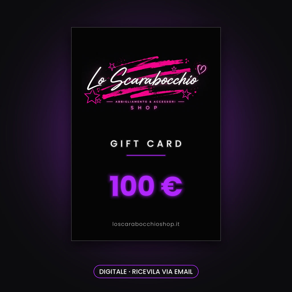 Gift Card digitale Lo Scarabocchio da 100 €, inviata via email
