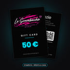 Gift Card stampata Lo Scarabocchio da 50 €, biglietto spedito a casa